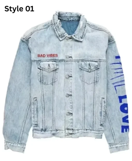 Xxxtentacion Denim Blue Jacket