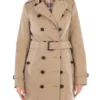 Jessica Capshaw 9-1-1 Nashville S01 Blythe Hart Brown Cotton Trench Coat