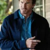 Christopher Russell Movie A Christmas Prayer 2025 Wes Blue Wool Jacket