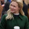 Ginna Claire Mason Film A Newport Christmas 2025 Ella Green Wool Coat