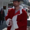 Warren Christie Film A Royal Montana Christmas 2025 Huntley Red Santa Coat