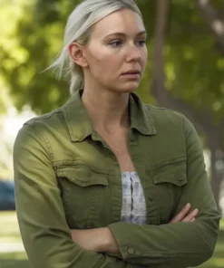 Abby Film Halloween Aftermath 2025 Summer Martin Green Cotton Jacket