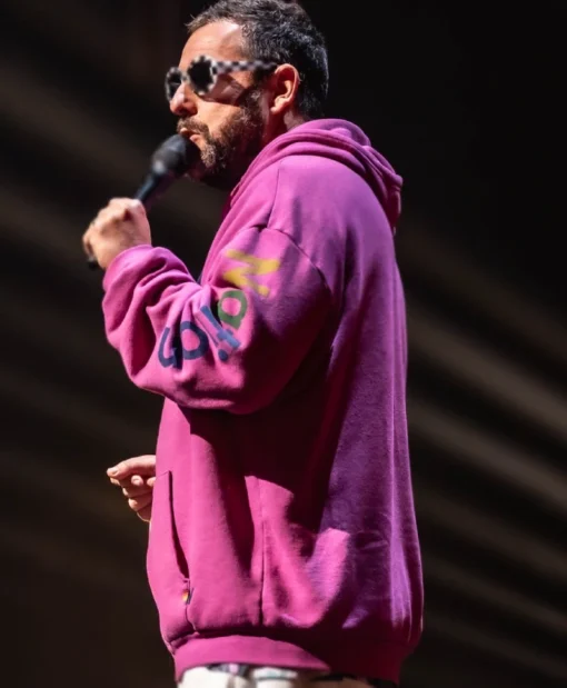 Grand Rapids 2025 Adam Sandler Pink Pullover Hoodie