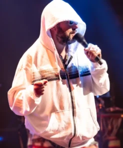 Adam Sandler White Hoodie