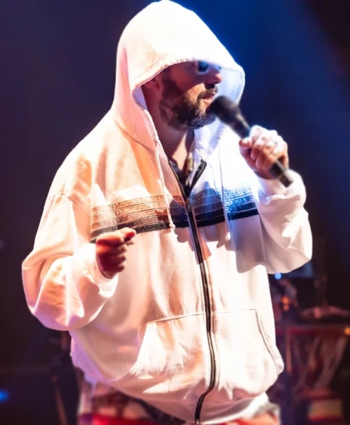 Adam Sandler White Hoodie