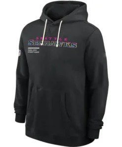 Aden Durde Seattle Seahawks 2025 Crucial Catch Black Hoodie - Unisex