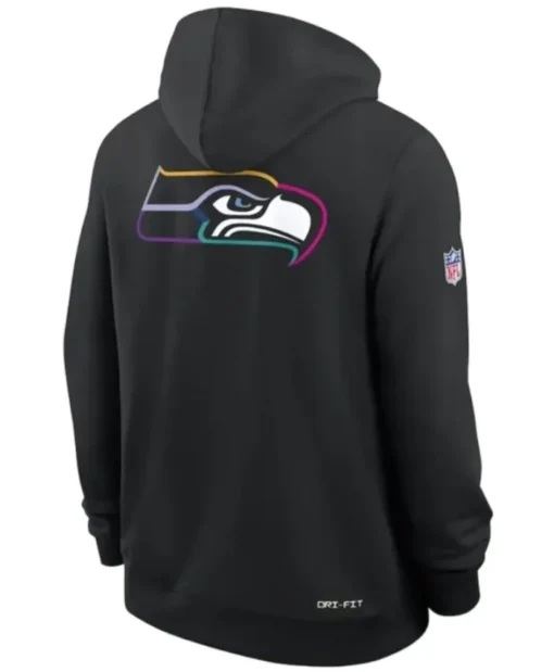 Aden Durde Seattle Seahawks 2025 Crucial Catch Black Hoodie