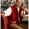 Alabama Crimson Tide Red and White Varsity Jacket