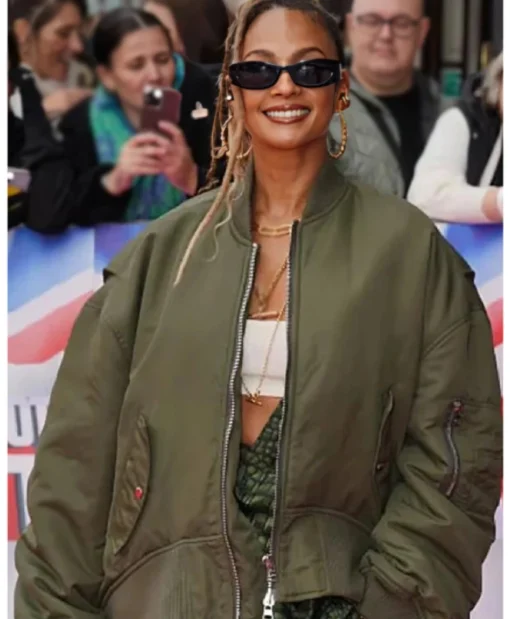 Britain’s Got Talent 2025 Alesha Dixon Green Bomber Jacket