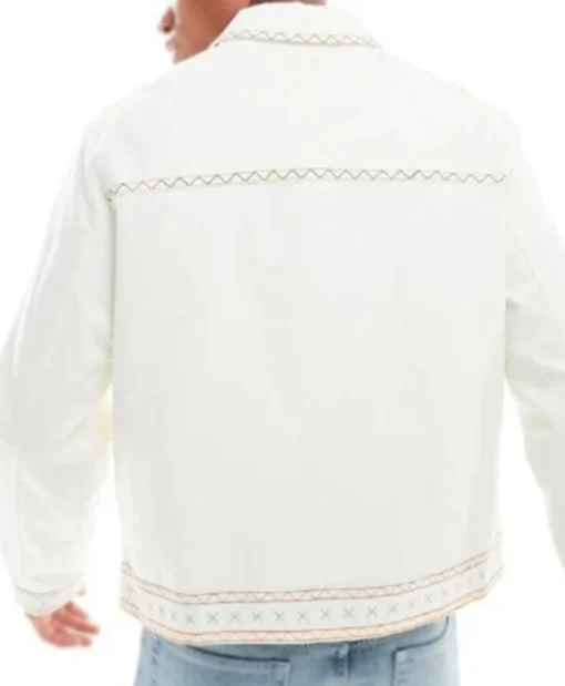 The Voice S28 Alex Brown Cotton Off-White Jacket