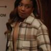 Tootie TV Series All American Homecoming Season 02 Taylor Polidor Checked Jacket