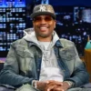 Allen Iverson The Tonight Show Starring Jimmy Fallon S13 Blue Denim Jacket