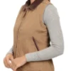 Amber Marshall TV-Series Heartland S19 Amy Fleming Brown Cotton Vest