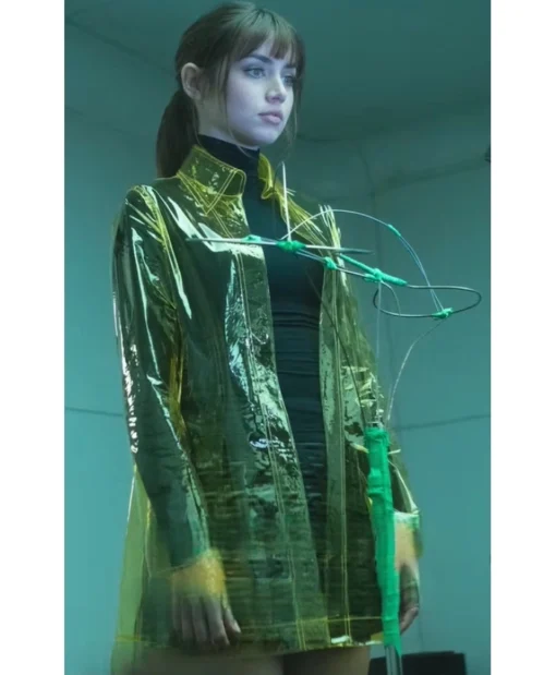 Blade Runner 2049 Ana De Armas PVC Yellow Joi Jacket