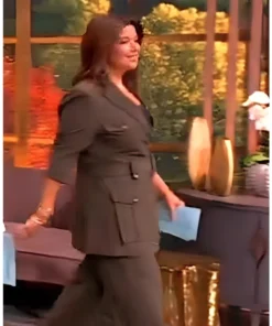 The View 2025 Ana Navarro Green Belted Jacket