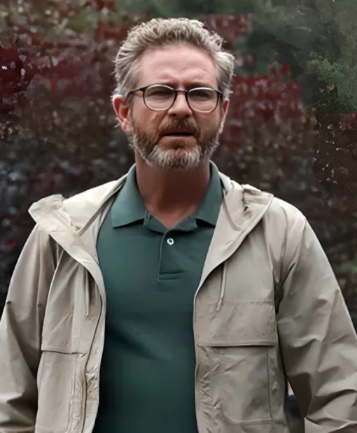 Professor Myers Movie Ice Road Vengeance 2025 Bernard Curry Grey Jacket