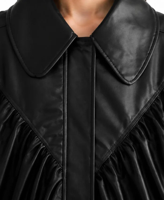 Black Oversized Retro Bomber Jacket Womens