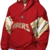 San Francisco 49ers Line Up Breakaway Pullover Jacket