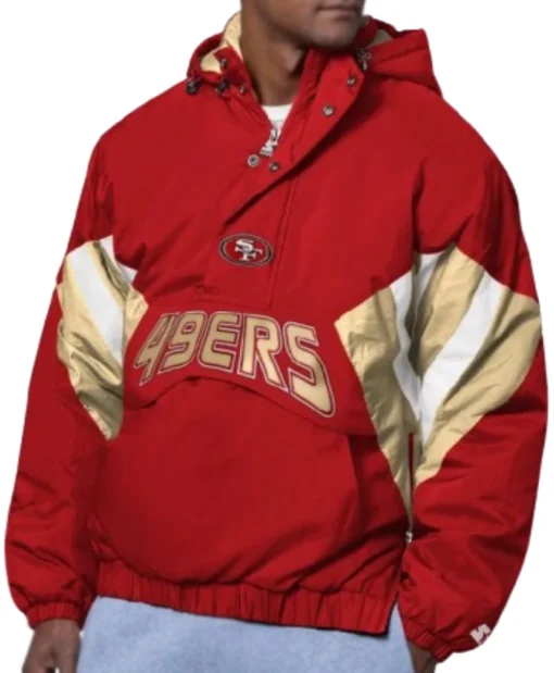 San Francisco 49ers Line Up Breakaway Pullover Jacket