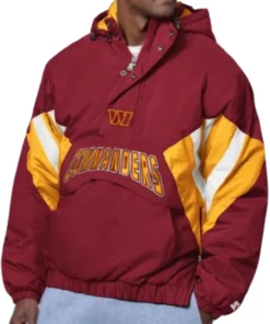 Washington Commanders Line Up Breakaway Burgundy Jacket