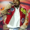 Chris Brown Breezy Bowl XX Red & White Letterman Jacket