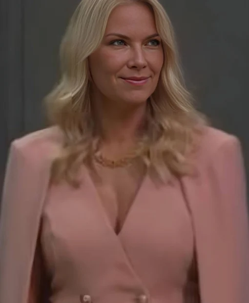 Bold And The Beautiful Katherine Kelly Lang Pink Cape Blazer