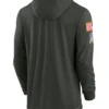 Buffalo Bills Green 2025 Salute To Service Sideline Pullover Hoodie