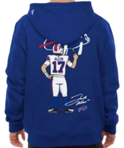 Buffalo Bills New Era Billustration Josh Allen Hoodie