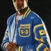 Snoop Dogg AFL Blue Bomber Jacket