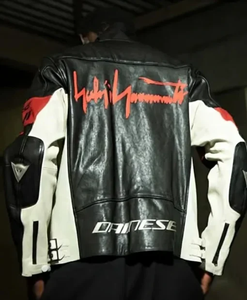 Shop 2025 F1 Miami Gp Travis Scott Yohji Yamamoto Pour Homme X Dainese Leather Jacket