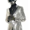 Daft Punk Costume Silver Blazer