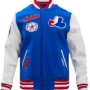 Montreal Expos Retro Classic Rib Wool Varsity Jacket