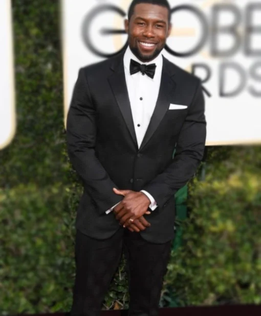 Trevante Rhodes Black Suit