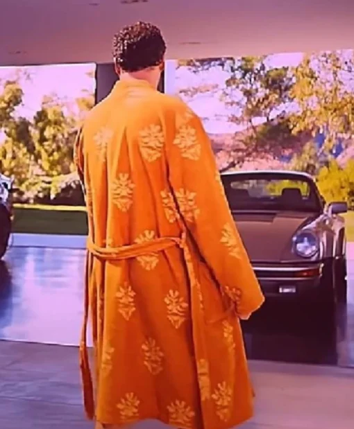Good Fortune 2025 Seth Rogen Orange Printed Robe