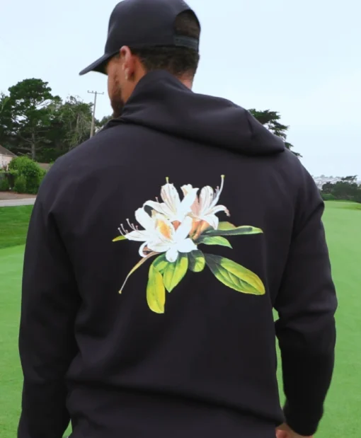 Steph Curry Golf Printed Black Hoodie
