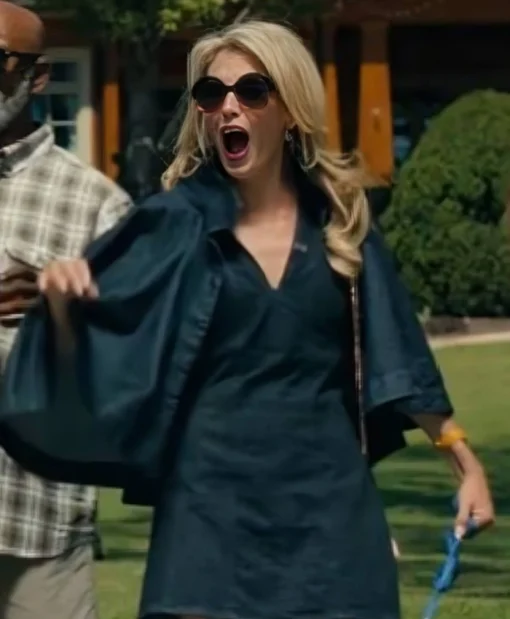 Tricia TV Series Chad Powers 2025 Wynn Everett Denim Jacket