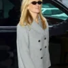 Reese Witherspoon CBS Mornings S06 Double Breasted Grey Blazer