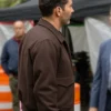 Tom Ellis TV Series CIA 2026 Hart Hoxton Brown Wool Bomber Jacket