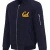 California Bears Navy Nylon Bomber Jacket