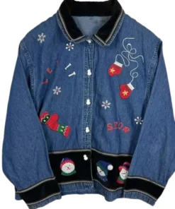 Christmas Jean Jacket