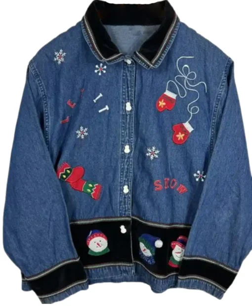Christmas Jean Jacket
