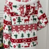 Drawstring Christmas Element Hooded Jacket
