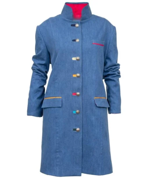 Clare Balding Blue Coat Today
