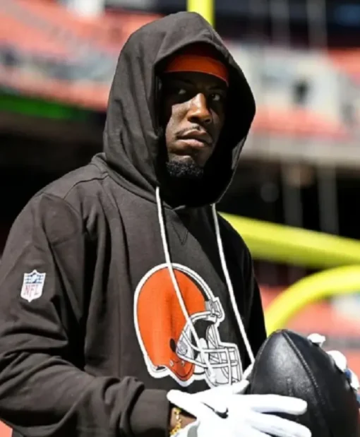 Buy Cleveland Browns Sideline Pullover Hoodie In Black