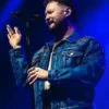 Calum Milan Concert 2025 Embellished Blue Denim Jacket