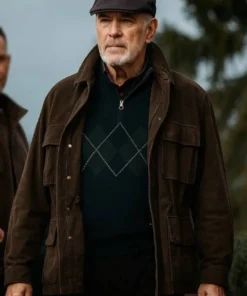 Conrad Harrigan MobLand Brown Suede Leather Jacket