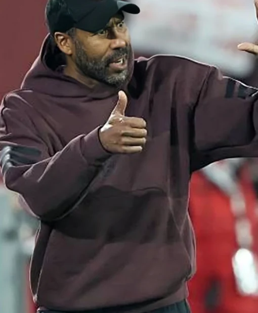 Düsseldorf vs Nürnberg Gameday Coach Daniel Thioune Burgundy Hoodie