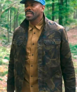 Colman Domingo The Four Seasons 2025 Camo Jacket