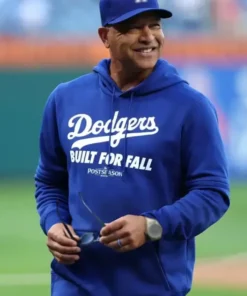 Los Angeles Dodgers Dave Robert Built For Fall Hoodie