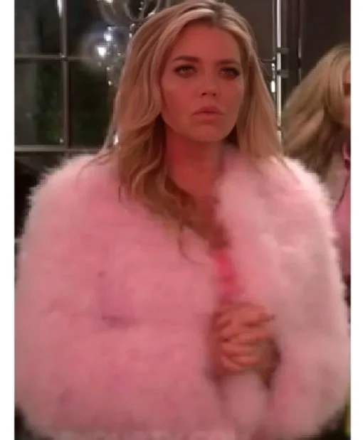 Denise Richards and Her Wild Things 2025 Denise Pink Fur Jacket
